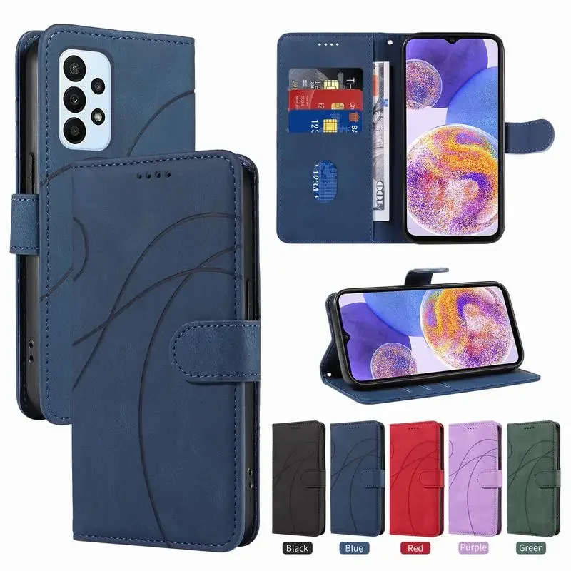 

Case On A73 A53 A33 A25 Leather Wallet Case For Samsung Galaxy A73 5G Coque Flip Card Book Phone Cover For Samsung A 53 A33 A25