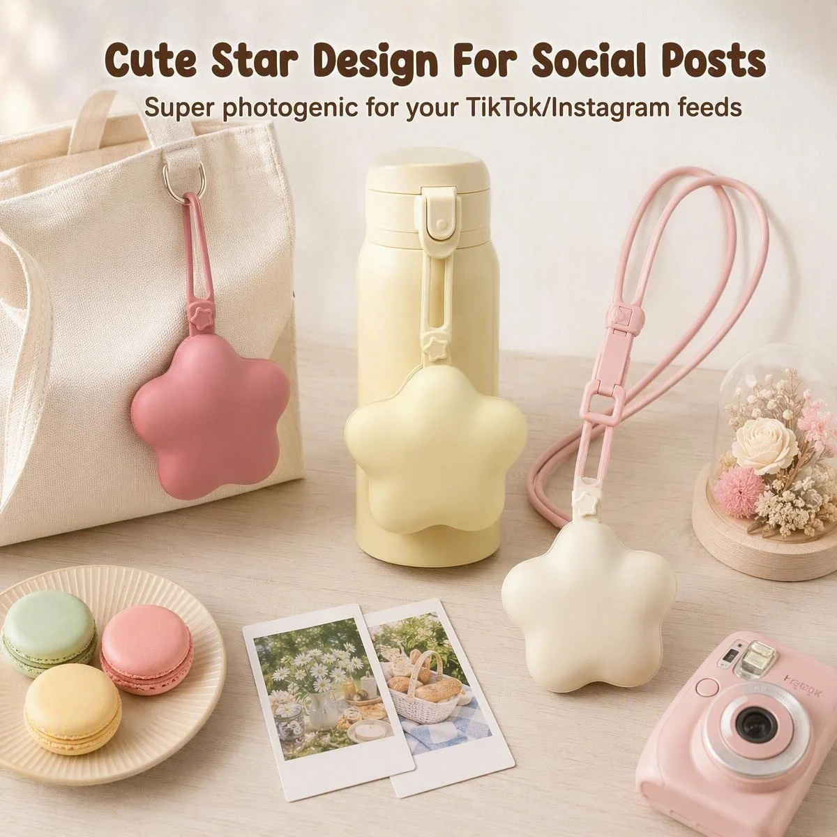 Baby Pacifier Box Portable Stroller Hanging Strap Teether Anti-Drop Star Silicone Soother Storage Box
