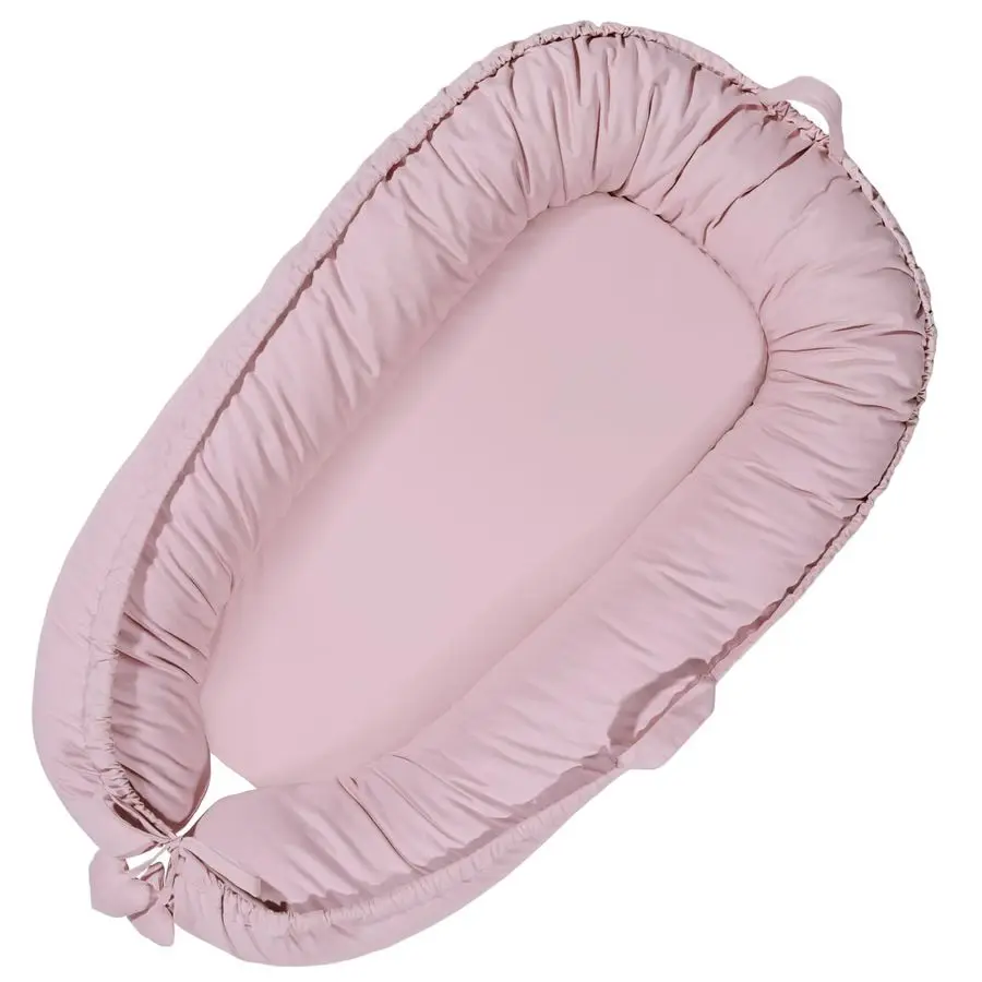 

Детский шезлонг для новорожденных 024 месяцев, мягкий дышащий хлопковый чехол для детского шезлонга, портативное детское гнездо для путешествий, новорожденных