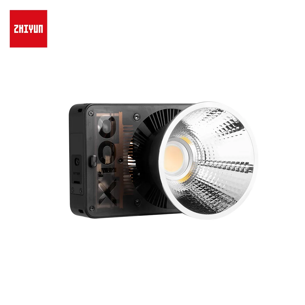 Zhiyun MOLUS X100 Pocket Cob Light LED Light 100W 2700-6500K for Studio Photography Lamp with APP Control for Youtube/Tiktok