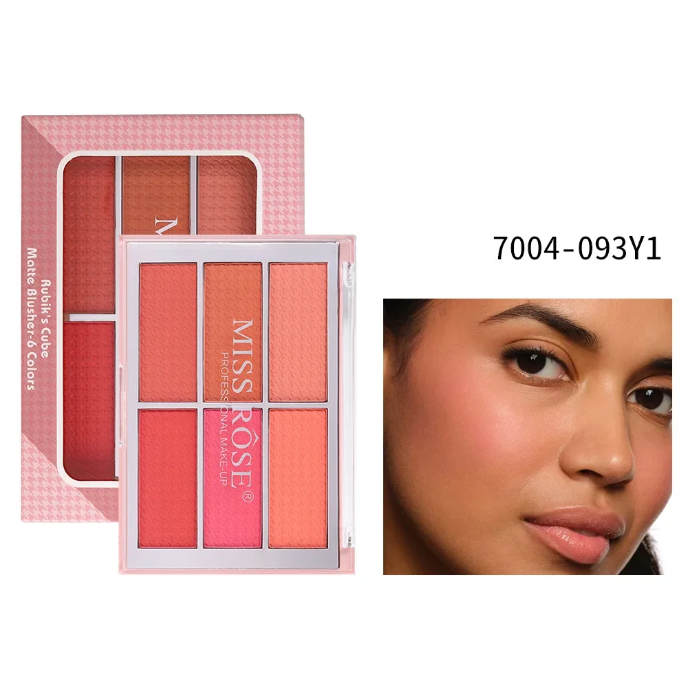 มิสโรส ออลอินวัน ทรей บลัชออน อายแชโดว์ คอนซีลเลอร์ 6 สี เนื้อแมท ไฮกลอส ฟื้นฟูผิว แต่งหน้าสไตล์ยุโรปและอเมริกา