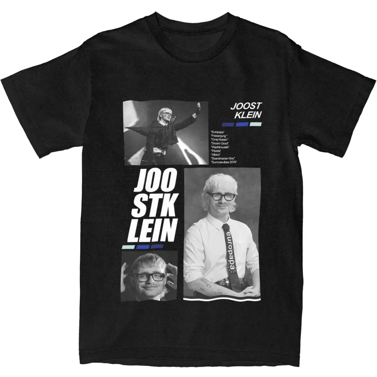 Printing Clothing 2024 Eurovision Merch I Love Joost Klein Europapa T Shirt Men Women Pure Cotton Song Contest Malmo Tees Shirt