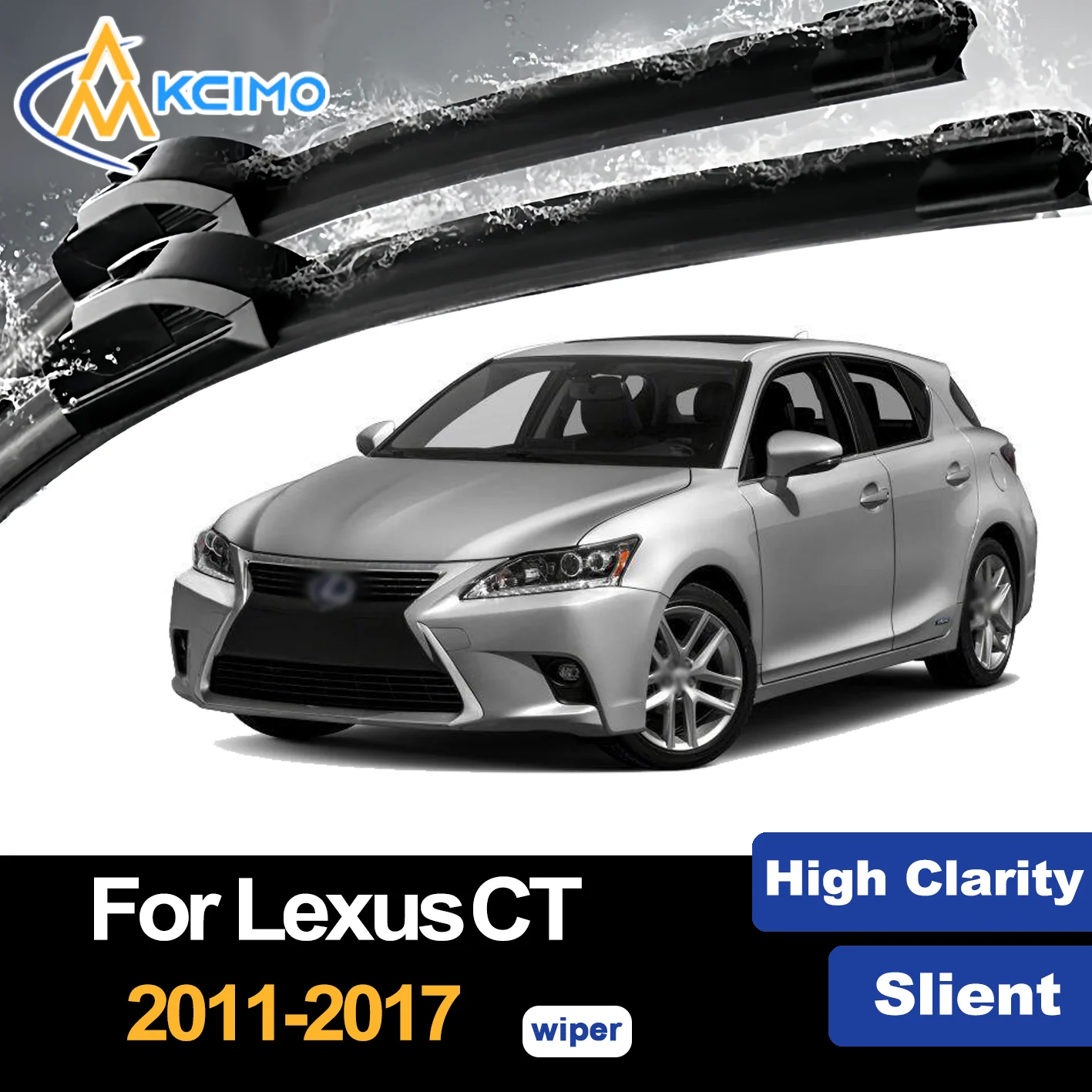 

For Lexus CT A10 2011–2017 2012 2013 2014 2015 2016 2017 Front Wiper Blades Car Windscreen Windshield Window Wiper Accessories