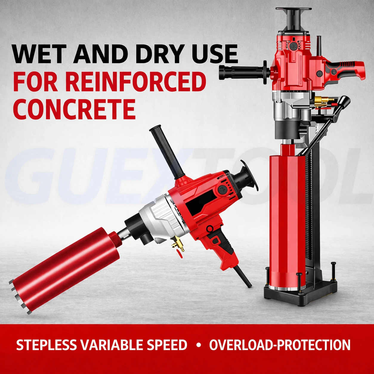 Handheld High-power Concrete Drilling Machine Wet Dry Dual-use Drilling Machine Water Drilling Rig For Drilling Air Conditioning
