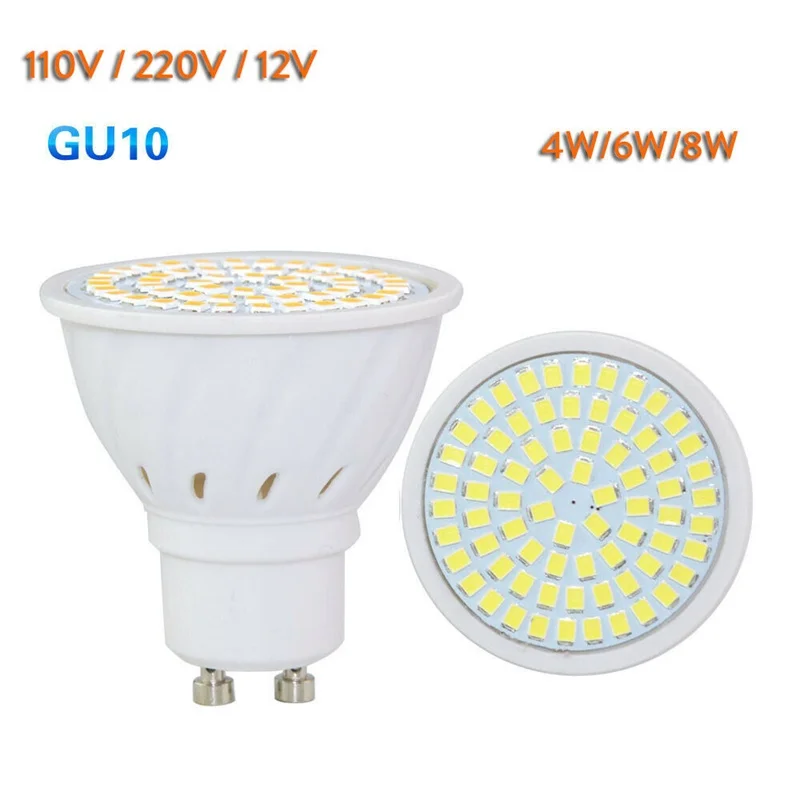 Super Bright GU10 LED E27 Lamp E14 Spotlight Bulb lampara 220V GU 10 bombillas led MR16  Lampada Spot light DC 12V 24V Lamp