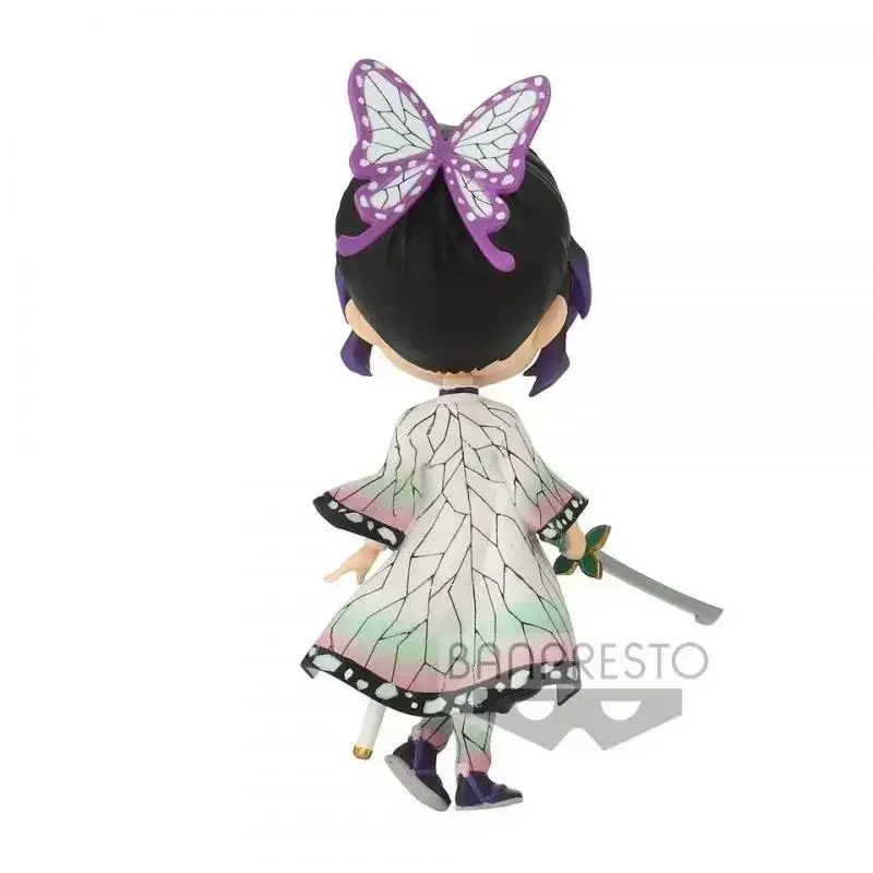 ในสต็อก Bandai BANPRESTO Q-posket Demon Slayer Kochou Shinobu อะนิเมะอุปกรณ์ต่อพ่วงรูปของเล่นเด็กคอลเลกชันของขวัญ