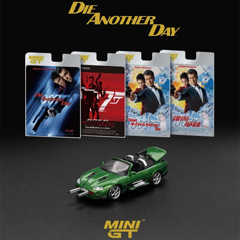 MINI GT 1:64 XKR Green Die Another Day / Esprit Turbo Copper For Your Eyes Only Blister Package Diecast Model Car