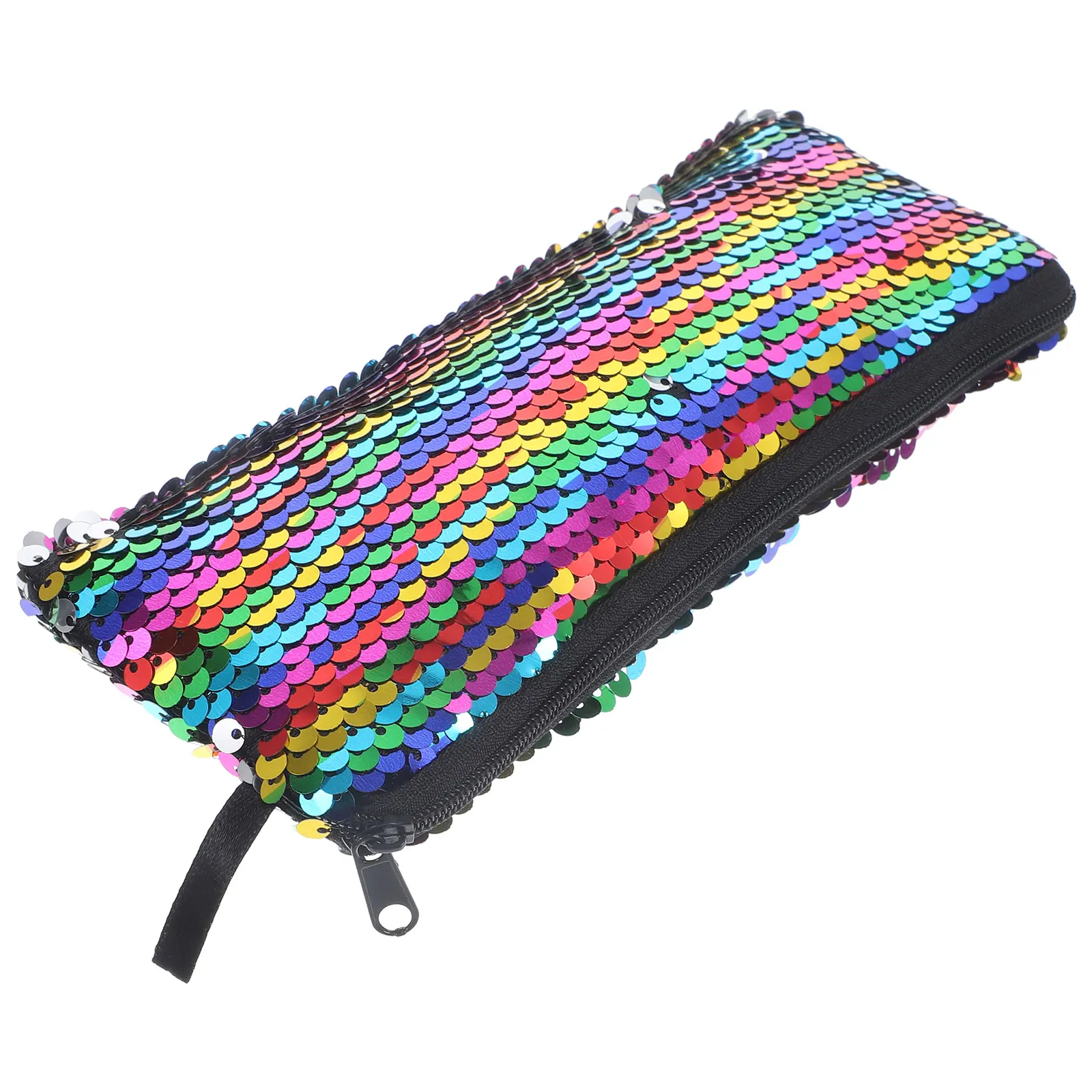 キラキラスパンコールバッグ小さなかわいい化粧ポーチ女性トイレタリー収納トラベルオーガナイザーハンドヘルドグリッタービューティーバッグティーン