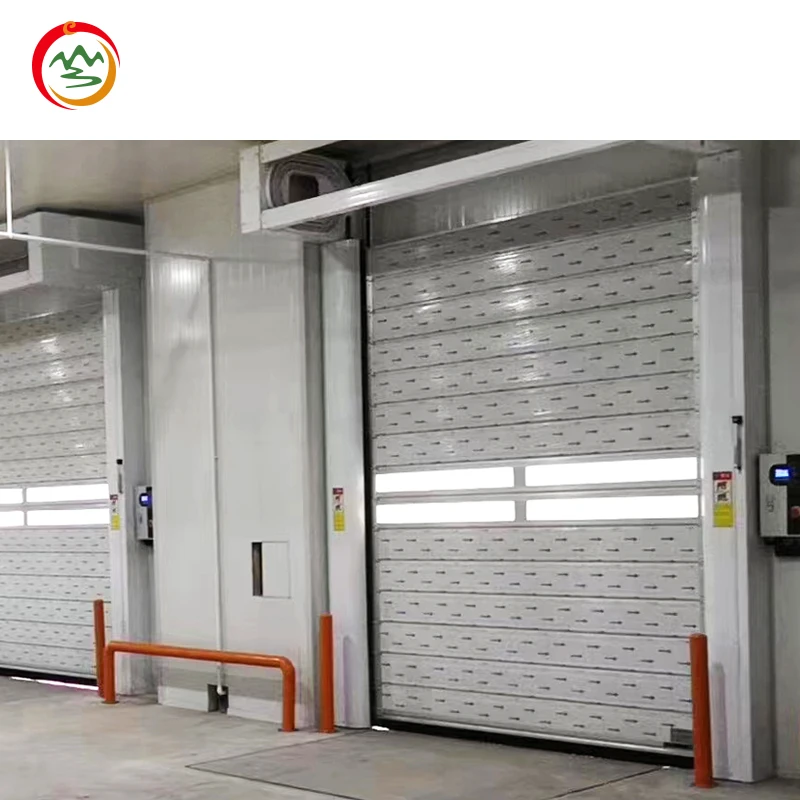 Custom Industrial Automatic Aluminum Metal Rapid Rolling Door Automatic Rolling Shutter Door Fast Aluminum Rolling Shutter Door