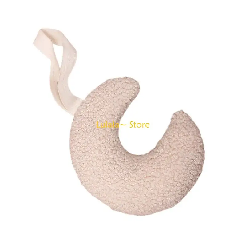 

Y4QA Подвеска-пустышка в форме луны, сумка, декор, поезд, визуальная координация рук и глаз ребенка