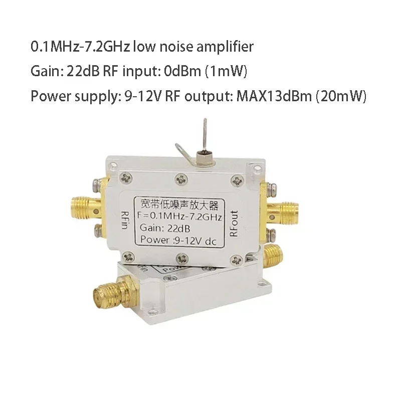

Best Seller FirstHot SalesHot Selling ItemFront 0.1MHz-7.2GHz RF Module RF Module Power Amplifier RF Amplifier Low Noise Amplifi