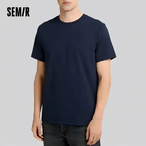 Мужская футболка Semir из хлопка, короткий рукав, комфорт и стиль — детальный вид товара