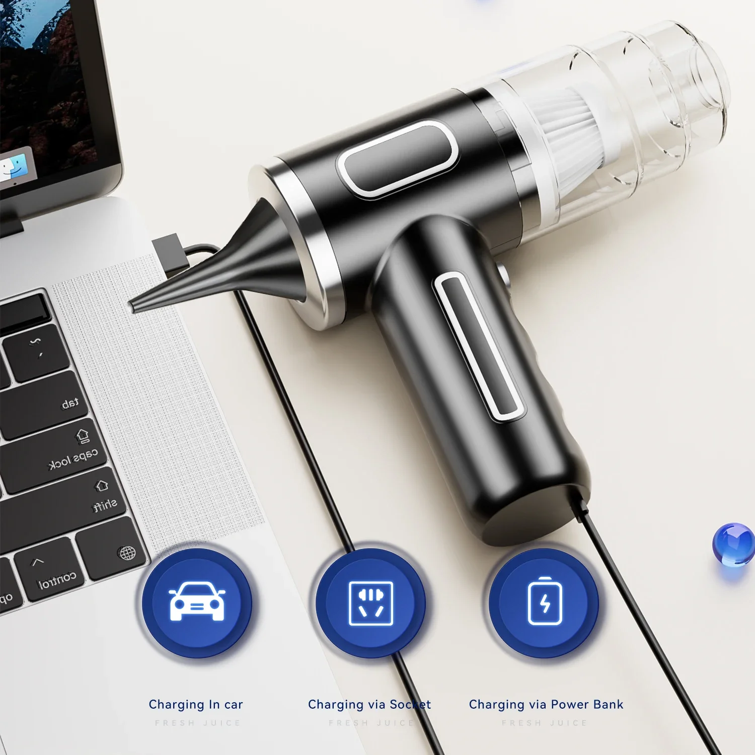 5 in1 Wireless Vacuum Cleaner 9600000Pa Automobile Portable Robot Vacuum Cleaner Handheld  Car Office  Appliances