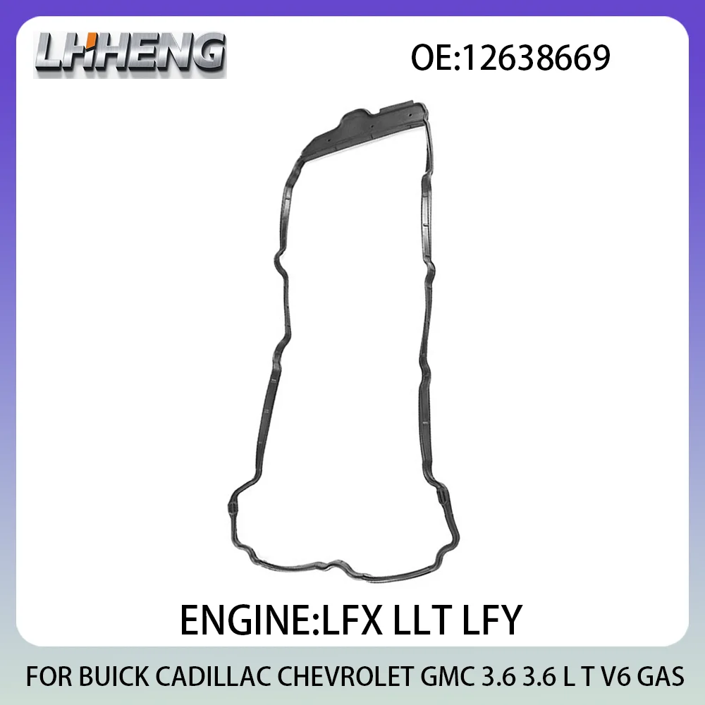 

Engine valve cover right gasket For 12638669 12664358 BUICK CADILLAC CHEVROLET GMC TERRAIN LFX LLT LFY 3.6L 3.6 L T V6 GAS 11-20