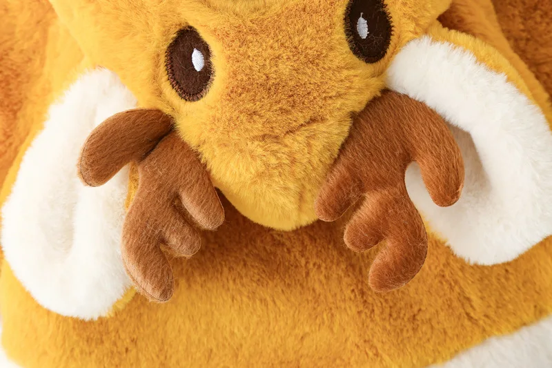 Weihnachts-Plüschjacke für Babymädchen, Niedlicher Elch-Wintermantel, Wärmehaltende Kapuzenjacke, Kleine Prinzessinnen-Umkleidung, Kleidung für Kleinkindmädchen – Detail 15