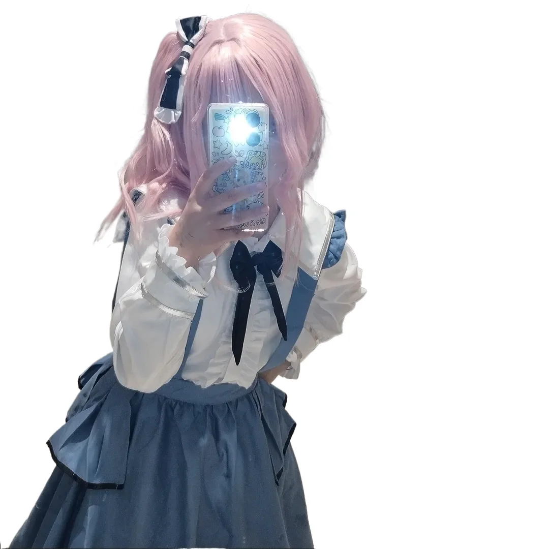 

IN STCOK Akiyama Mizuki Cosplay Casual Dress Anime Project Sekai Colorful Stage Costume Halloween Outfit