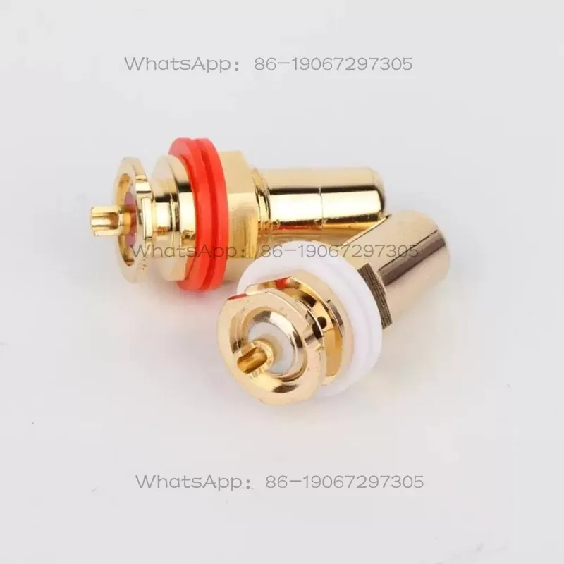 Pure Copper Silver-plated Gold-plated RCA Female Socket Audio Jack Audio Output Signal Terminal