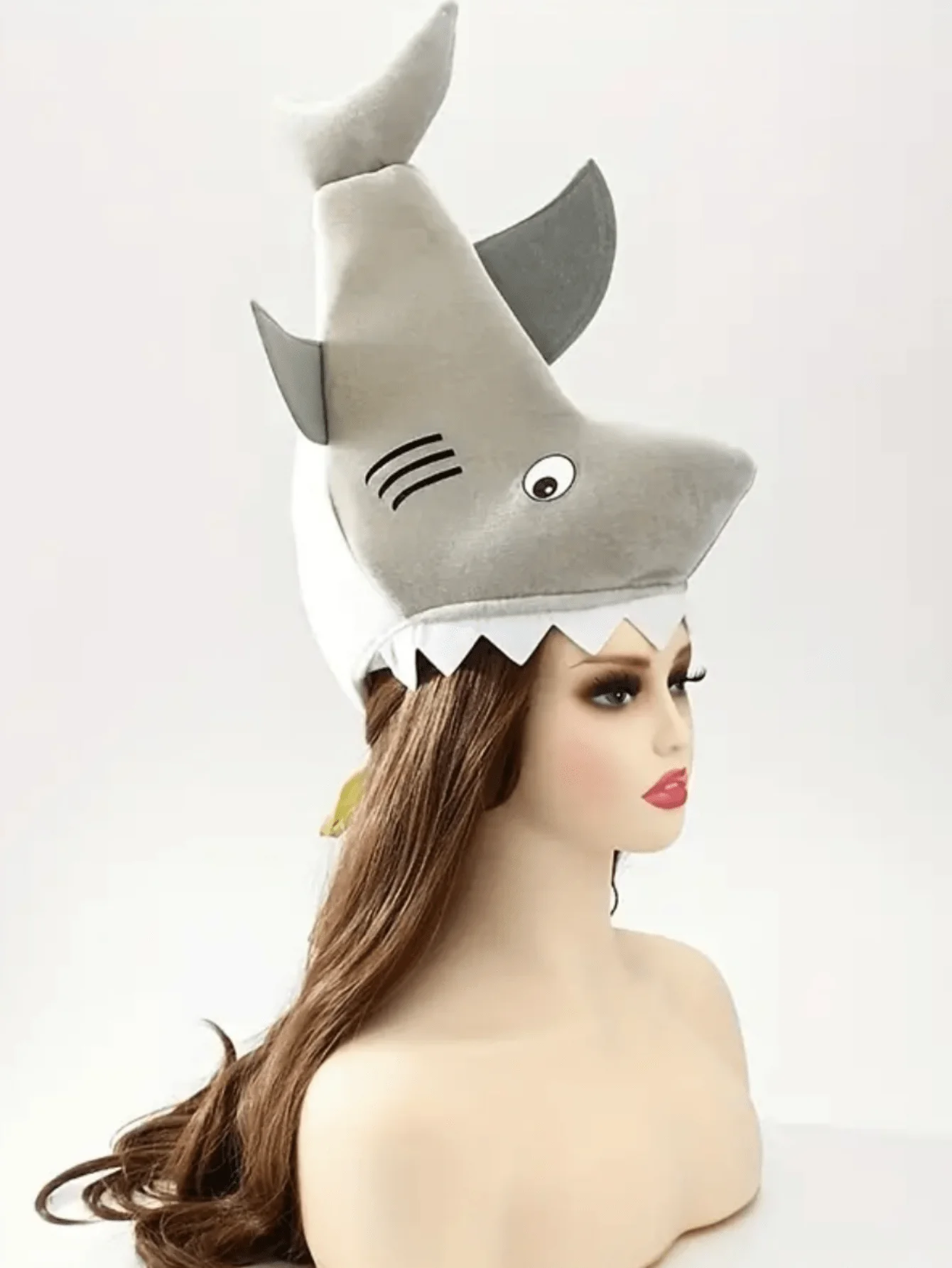 

1pc, Cute Shark Hat, Atmosphere Dress Up Headwear, Photo Booth Props, Adult Novelty Party Hat