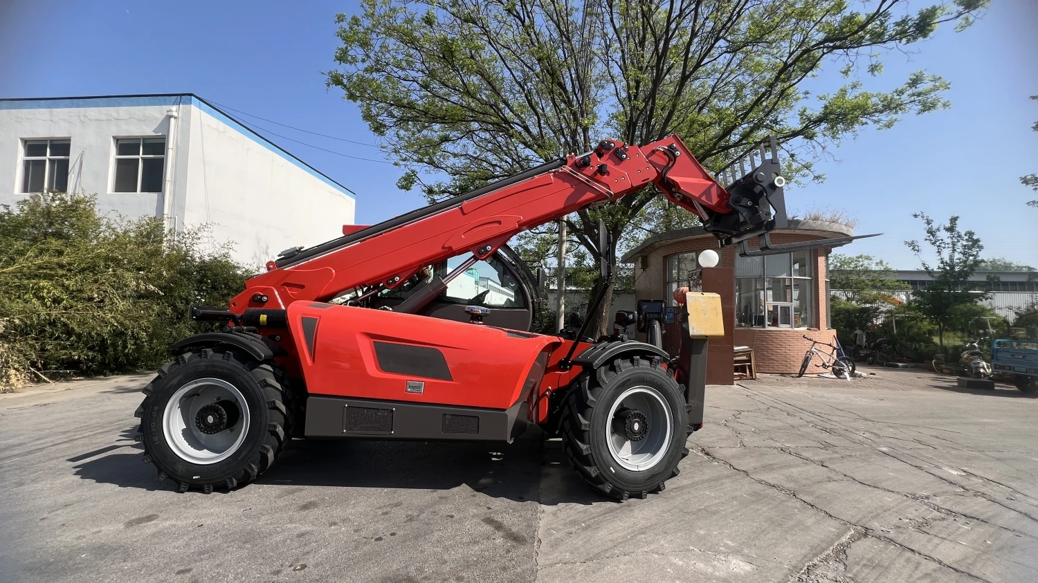 10m 6m Telescopic Handler Mini Rough Terrain Forklift 3.5ton Telehandler Diesel 4WD SITC T3510