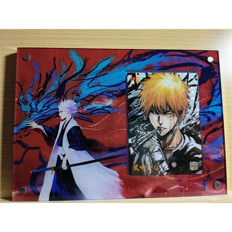 Anime Metal Refractive Flash Cards para Meninos, Cartões Colecionáveis, BLEACH, Rara, Kurosaki, Ichigo, Ulquiorra, Presente de Aniversário, CP, XR, EX