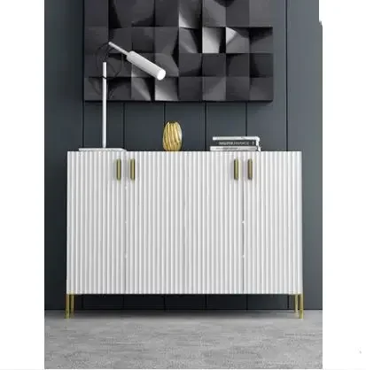 

SAT049 Postmodern Wooden Minimalist Light Luxury Hall Cabinet Large Capacity Shoe Cabinet