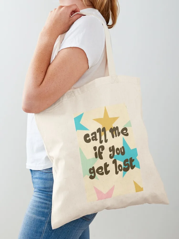 Call me if you get lost Tote Bag reusable grocery bags Cloth bags canvas bags