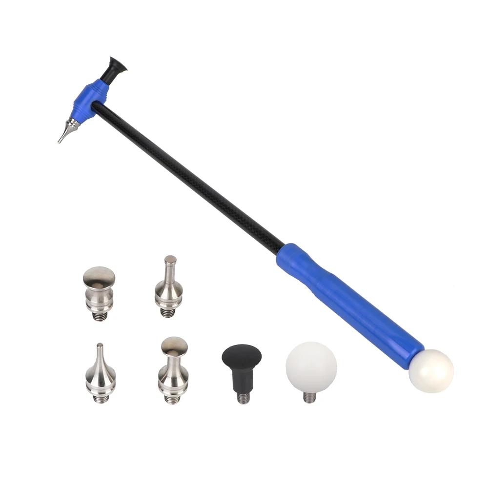 

Car Dent Repair Tool with Carbon Fiber Handle Car Accessory Auto Body Repair Kit Titanium Alloy Tapper Hammer Portable M8 Screw
