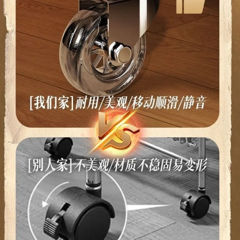 رف تخزين عربة الوجبات الخفيفة على الأرض، رف مطبخ متعدد الطبقات #4