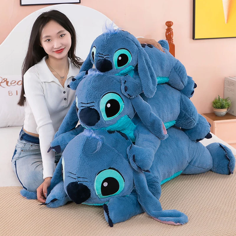 45/60/80cm tamanho grande kawaii disney lilo e ponto animais de pelúcia grandes brinquedos travesseiro anime boneca bonito crianças presentes aniversário