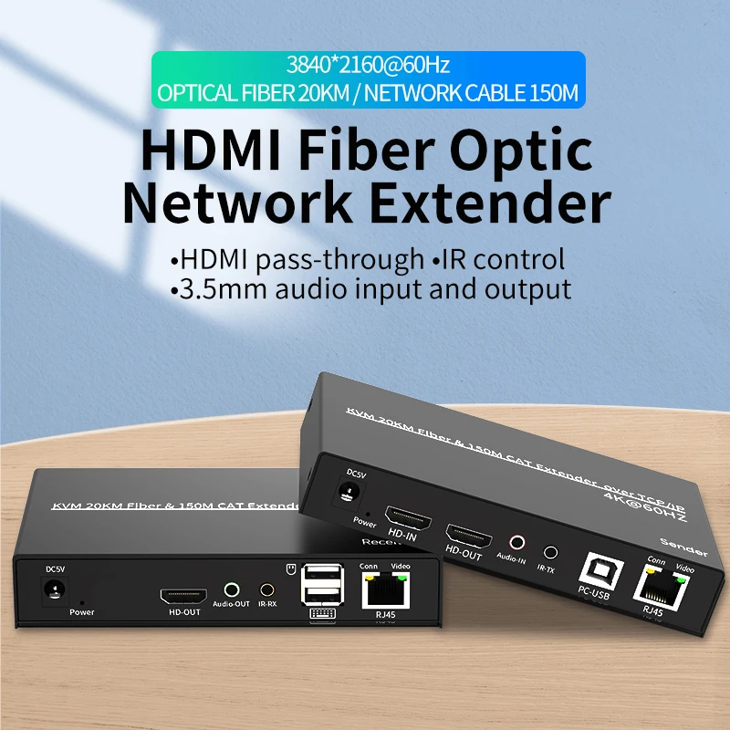 4K60Hz 20KM Kvm Fib… - image