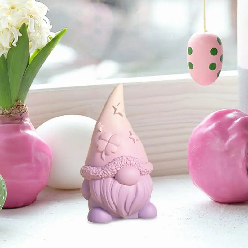 3D Easter Dwarf Series Silicone Mold DIY Scented Candle Plaster Ornaments Resin Gypsum Mould Home Decor Gnomes Crafts Mold