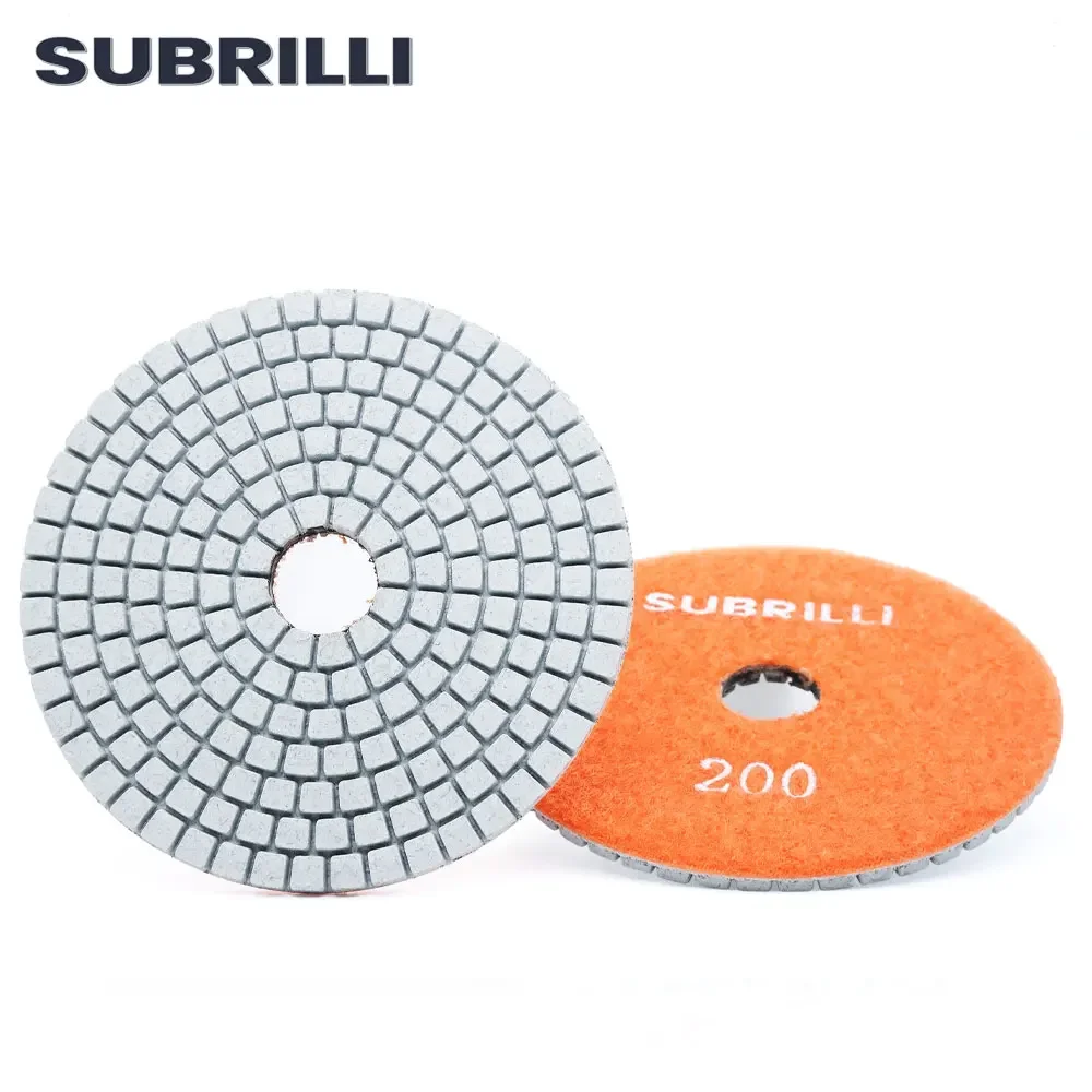 4inch Wet Diamond Polishing Pad Disc Good for Concrete Marble Granite Diamond Tool Stone Abrasive Tool Grinding  polishing Wheel