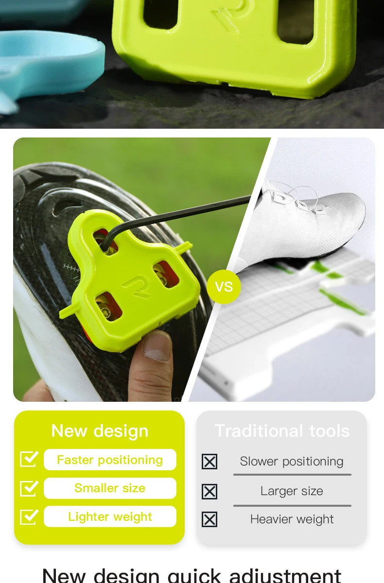 RRSKIT Einstellwerkzeug für Shimano SPD Rennrad-Schuhe und LOOK K-E-O Rennrad-Schuhe – Einfaches Schuh-Einstellwerkzeug – Detail 9