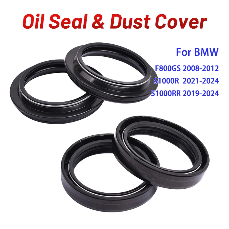 

Сальник передней вилки с пылезащитным колпачком для BMW S1000R 2021-2024, S1000RR 2019-2024, S1000XR, F800GS, S1000 M, S 1000 R, RR, XR, F800, F 800 GS
