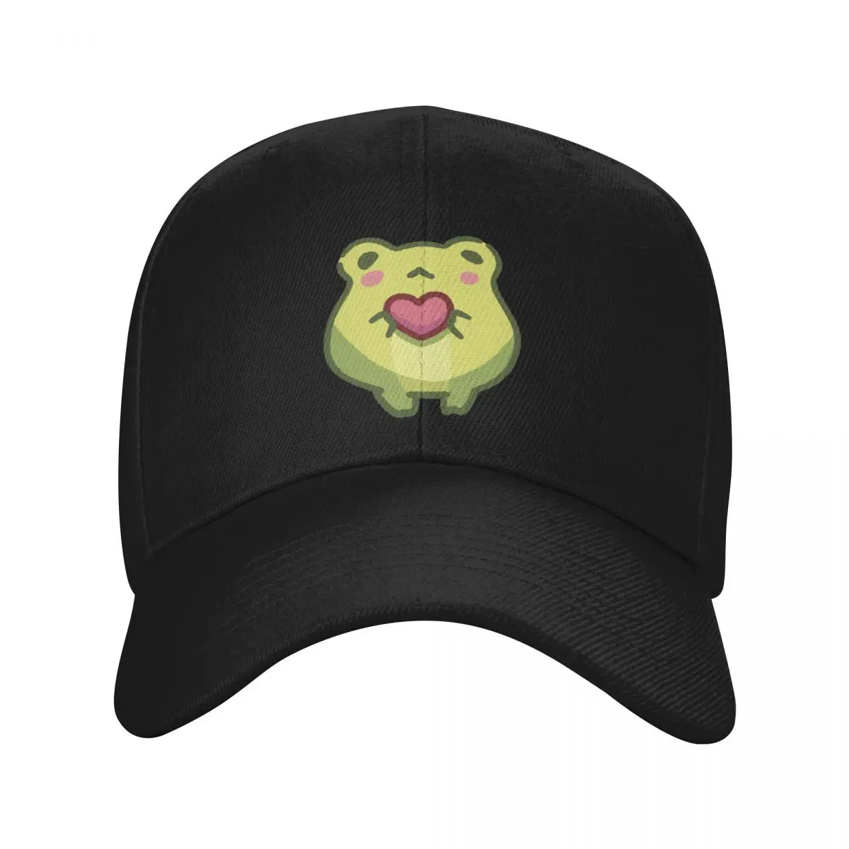 

Cute frog with heart Baseball Cap Rave Hood |-F-| Wild Ball Hat Caps Male Women's