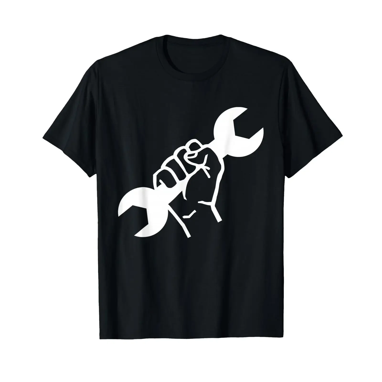 Mechanic wrench T shirt vintage Washed Stylish Casual Comfortable Stretched Top For Everyday Wear Versatile graphic Soft