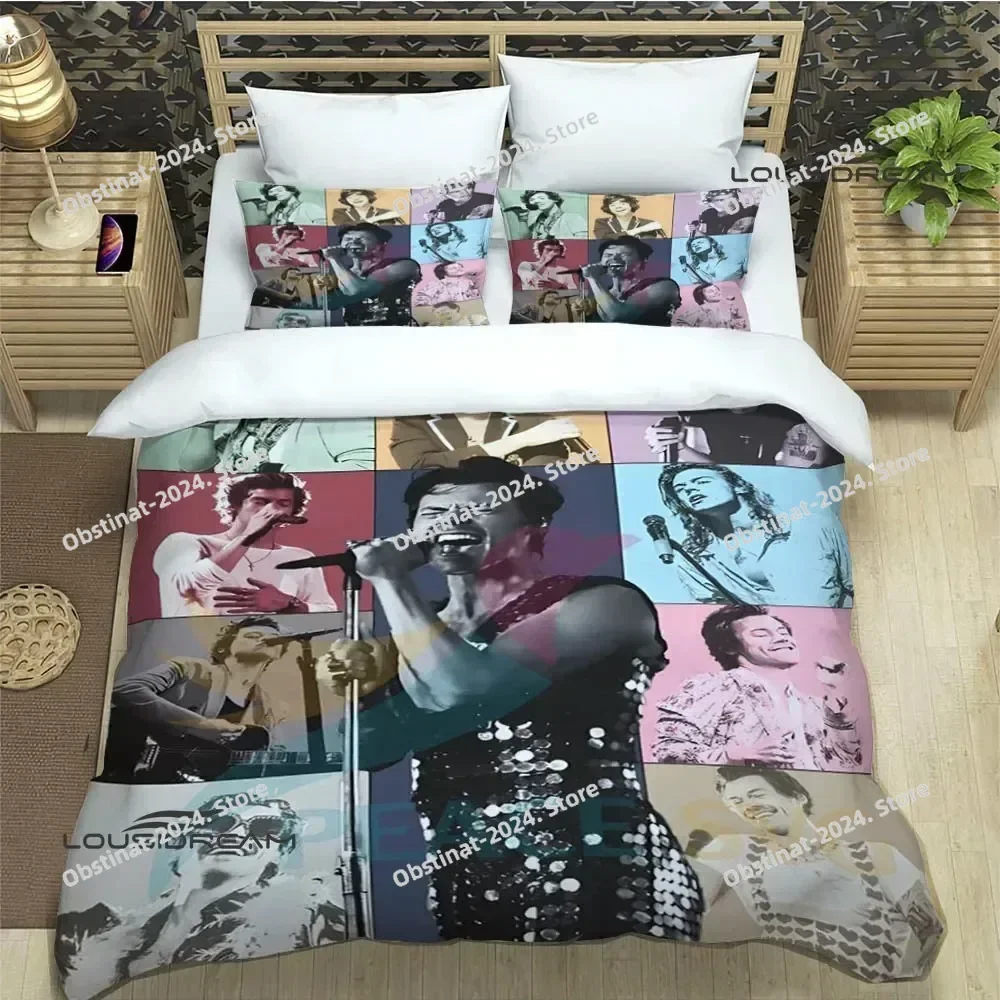 Singer H-Harry-S-Styles Bedding Sets exquisite bed supplies set duvet cover bed comforter set  bedding set luxury birthday gift