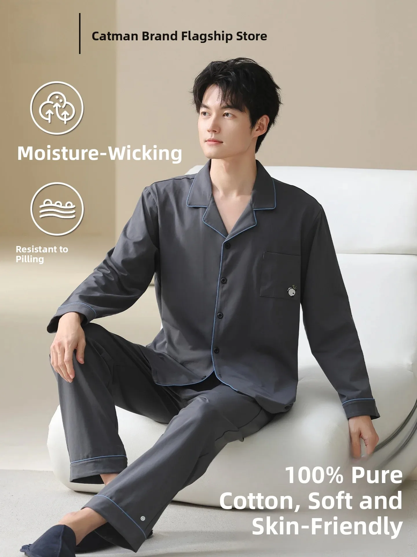 men's-pure-cotton-sleepwear-long-sleeve-casual-home-clothes-set-catman-2026-new-autumn-winter-outwear-suitable-for-outdoor