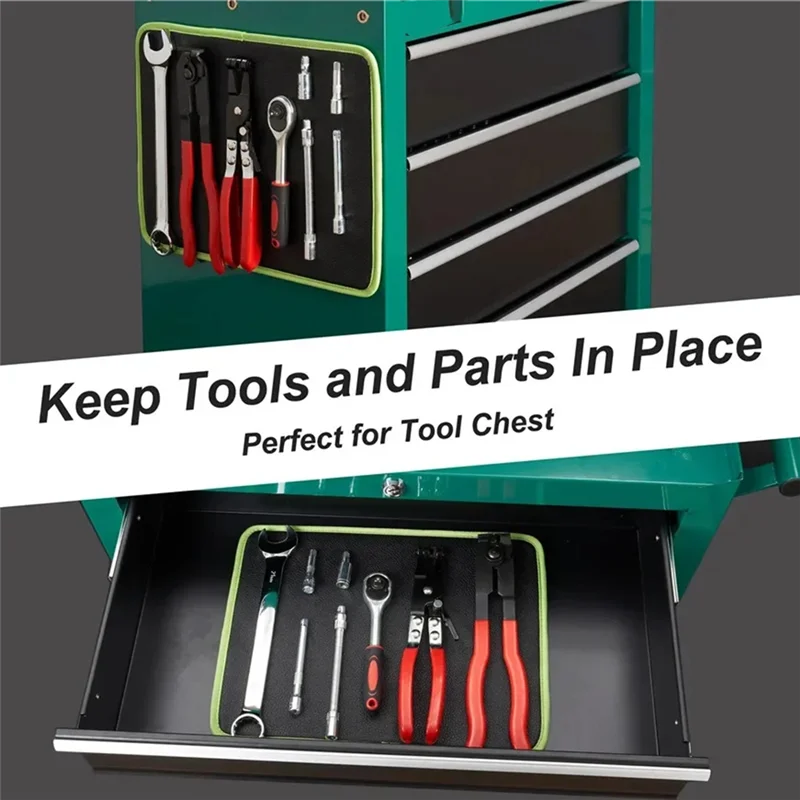 

PORK-Magnetic Tool Pad Flexible Tool Holder Mat Trays Portable Organizer And Storage For Screws Wrenches Magnets
