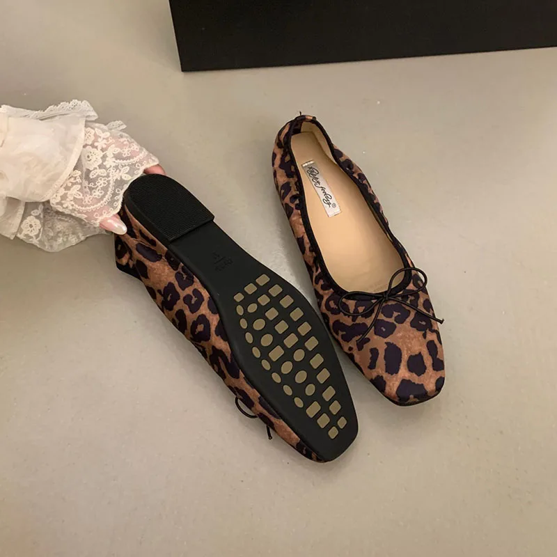 Frühling Herbst Neue Damen-Ballettschuhe mit Erhöhter Sohle, Modische Schmetterlingsknoten-Schuhe für Damen, Flache Slip-On-Schuhe – Detail 13