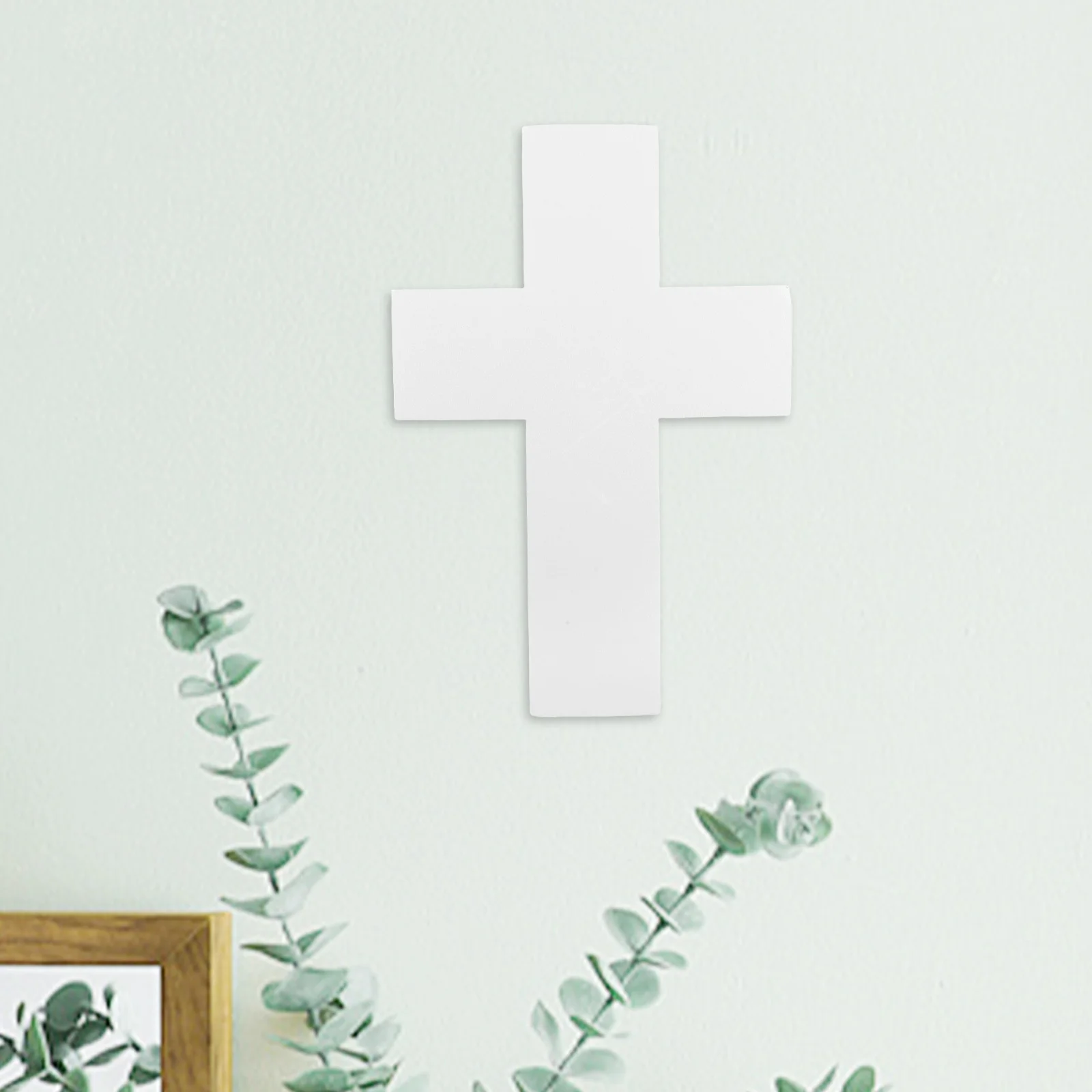 

Blank Foam Cross Polystyrene Smooth Surface Easy to Paint for Holy Communion Party Decorations DIY Craft Religious Celebrations