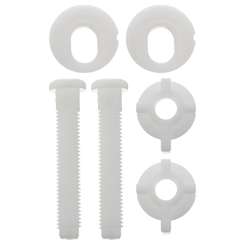 

2 Pcs Toilet Seat Lid Screws 3 2mm Washers Durable Lightweight Easy Install Universal Mounting Hardware Bathroom Replacement