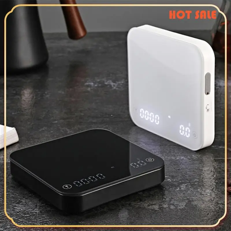 ABFA Coffee Scale , 0.1G Precise Graduation, Portable Pocket Scale Multi-Function Timing Kitchen Scale