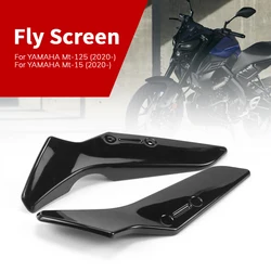 For Yamaha Mt-125 Mt-15 MT125 MT15 MT 125 15 2020 2021 2022 2023- Motorcycle Windshield Side Wind Deflector Spoiler Fly Screen
