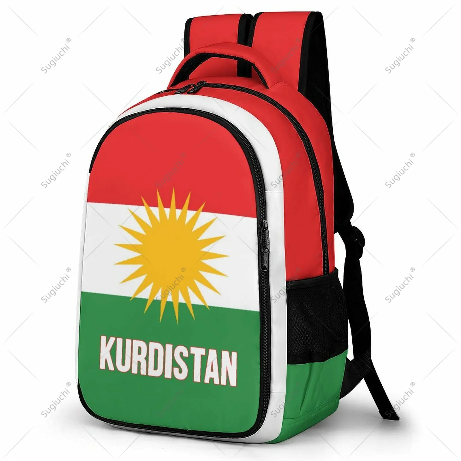 

Backpack Kurdistan Flag Student Schoolbag Smart Business Travel Leisure Backpack Laptop Back Pack Office Work Bag
