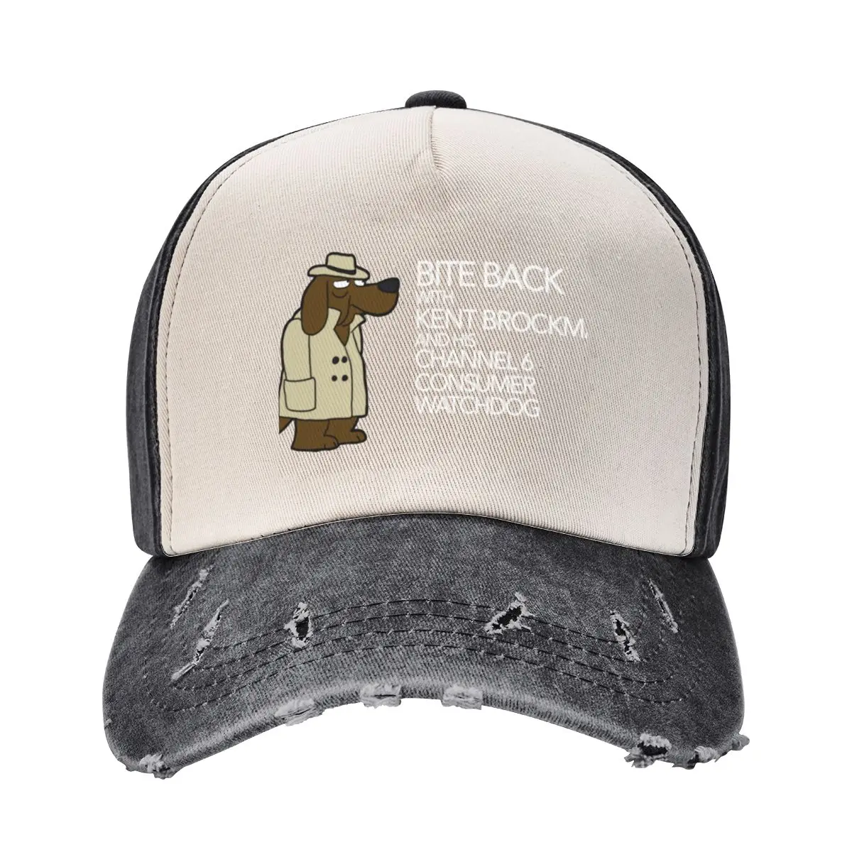 

Bite Back with Kent Brockman Baseball Cap party Hat funny hat Hat Beach Women Men's