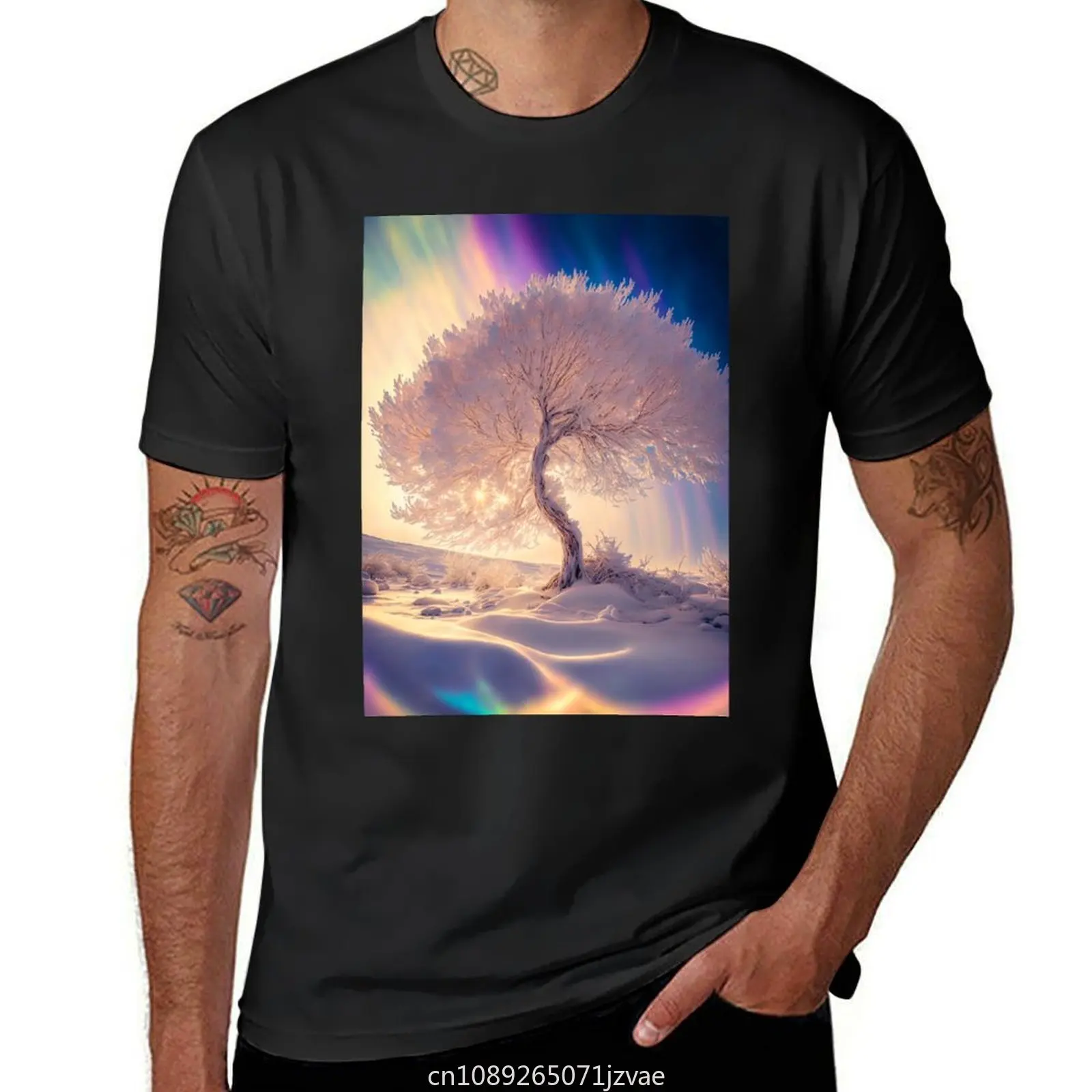 Frozen Winter Tree in Wonderland 12 T-Shirt tops tees boys whites sublime mens graphic t-shirts funny