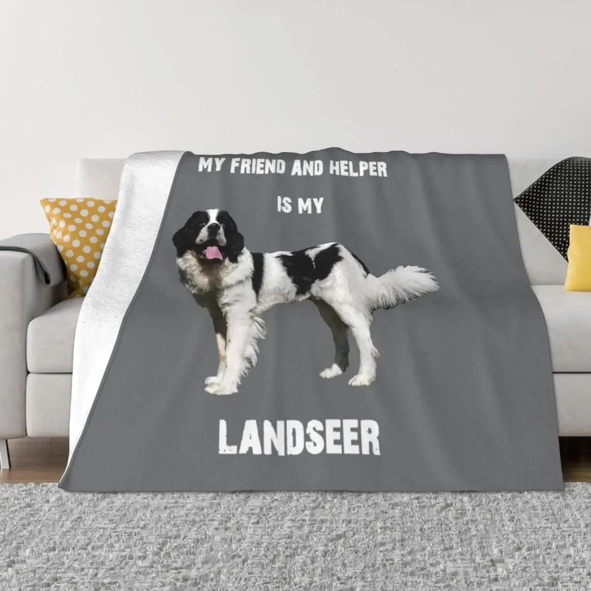 

My best friend and helper is my Landseer Throw Blanket sofa bed blankets and throws Luxury Throw Blankets