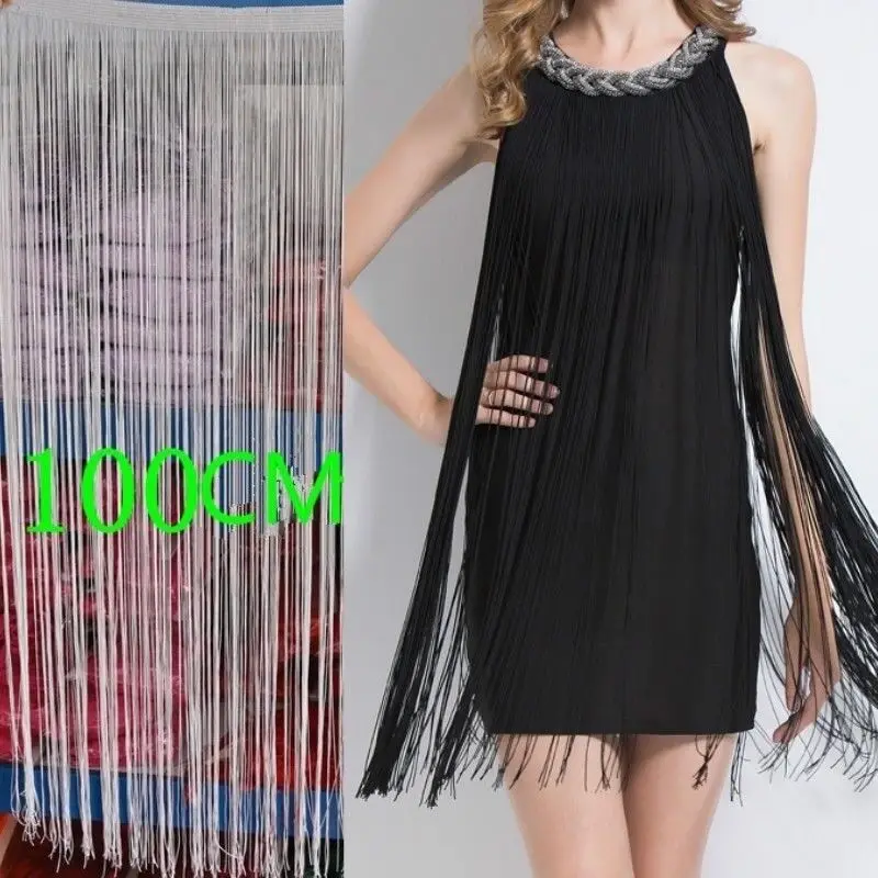 Long Tassel Fringe Fringing Trim 50cm/100cm/39\