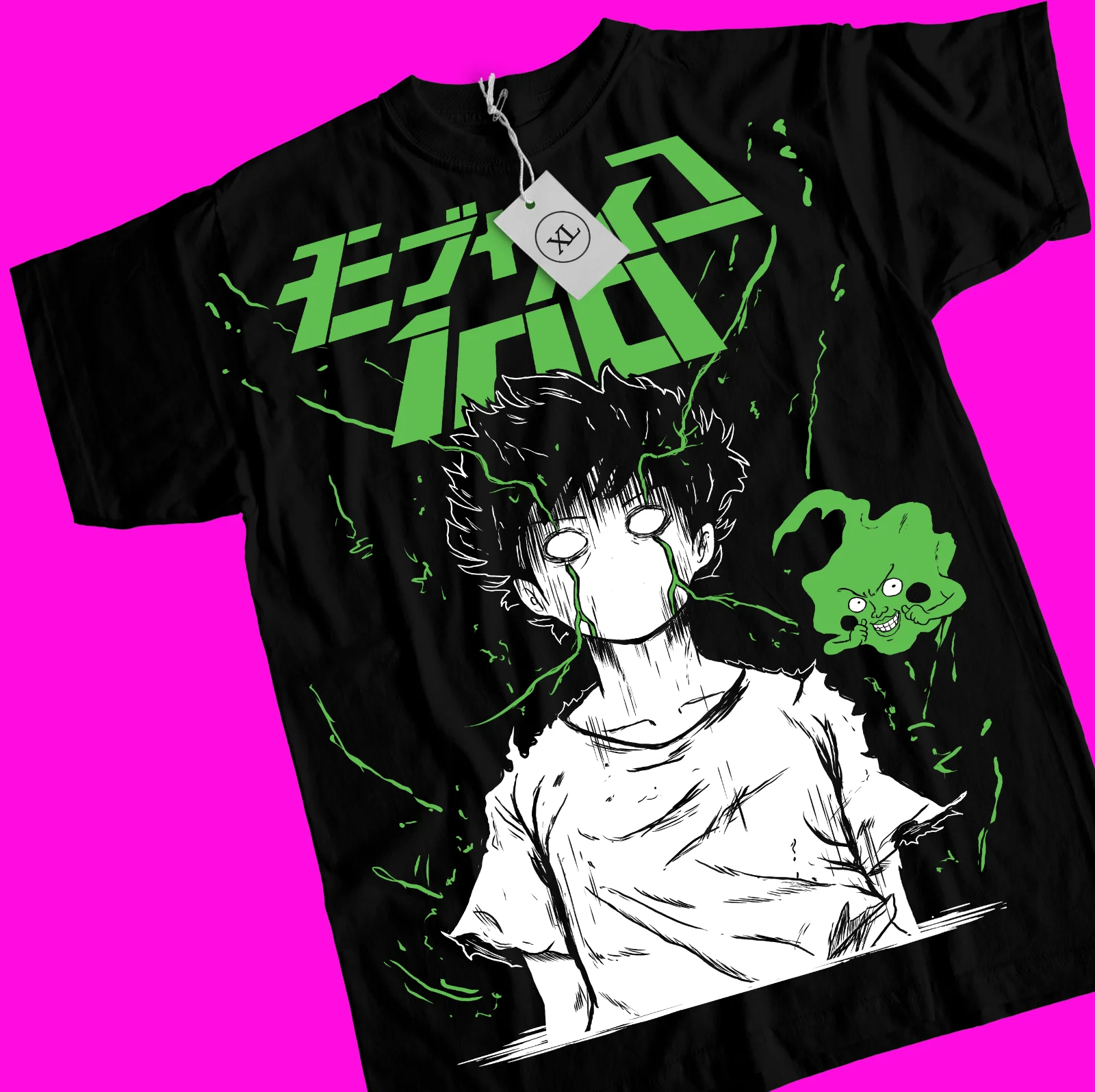 Mob Psycho 100 Cast Anime Manga T-Shirt All-Size Mob Psycho Dimple T-Shirt Tee